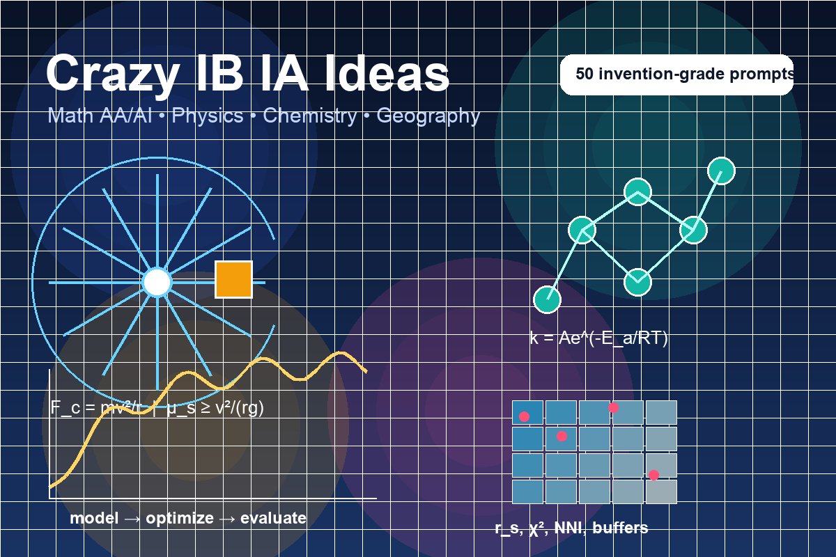 Ideas de IA IB por asignatura